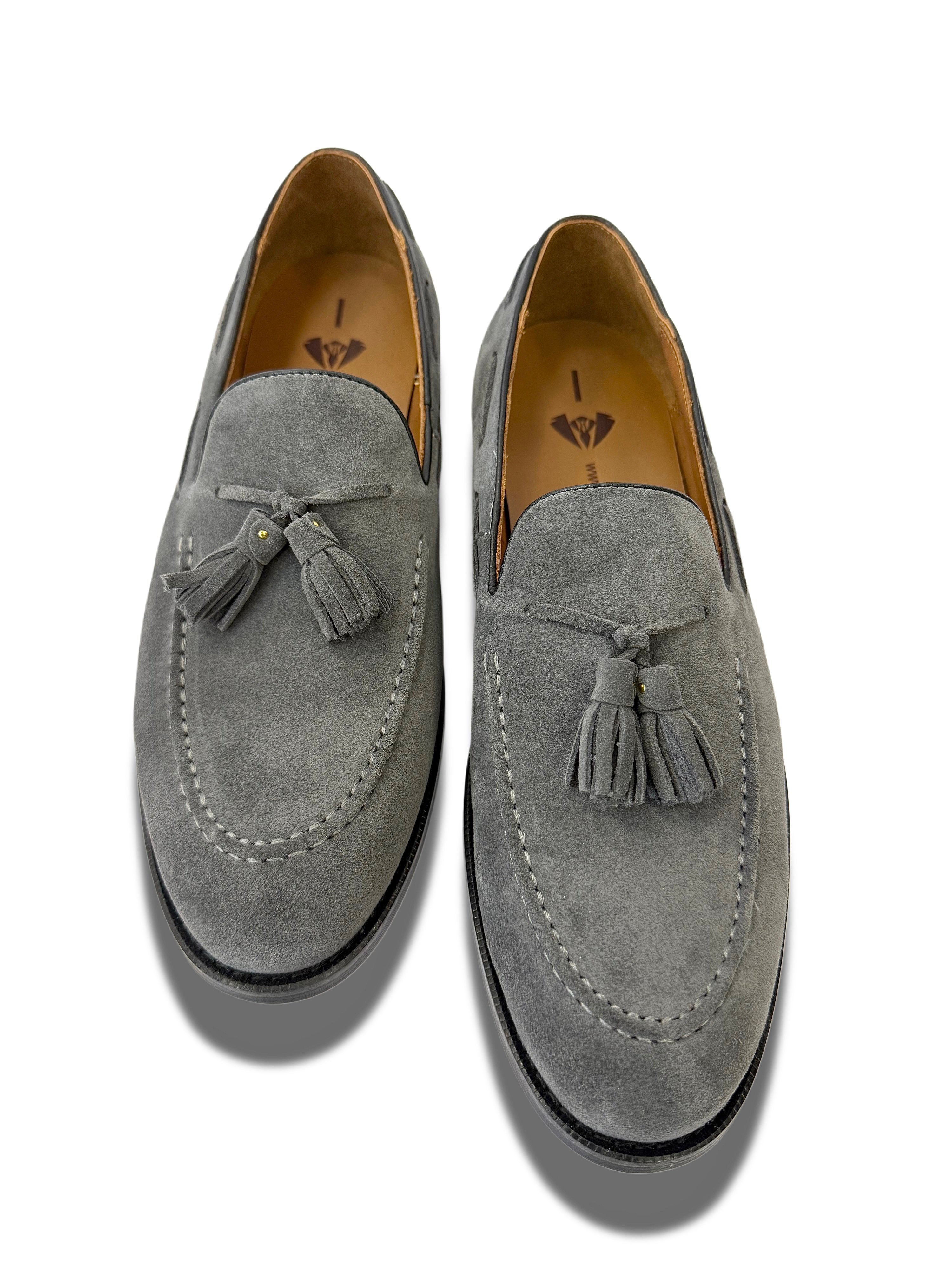 Fatou Wear Classic Suede Loafers - Grey