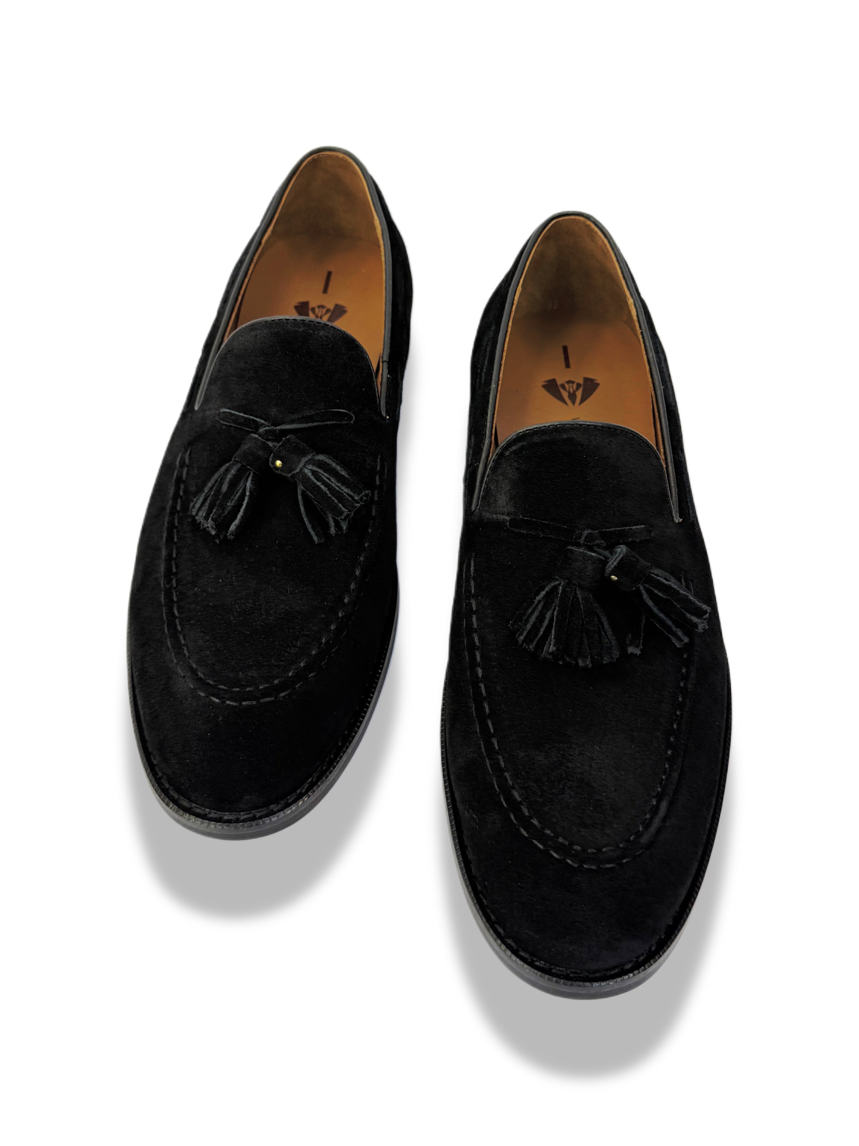 Fatou Wear Classic Suede Loafers - Black