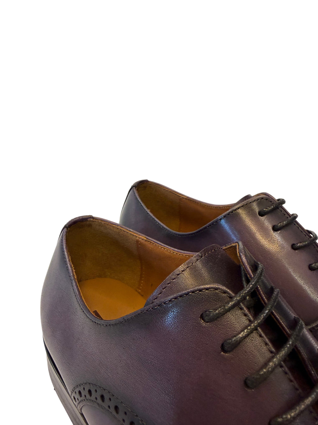 Men’s Classic Oxford Dress Shoes - Purple