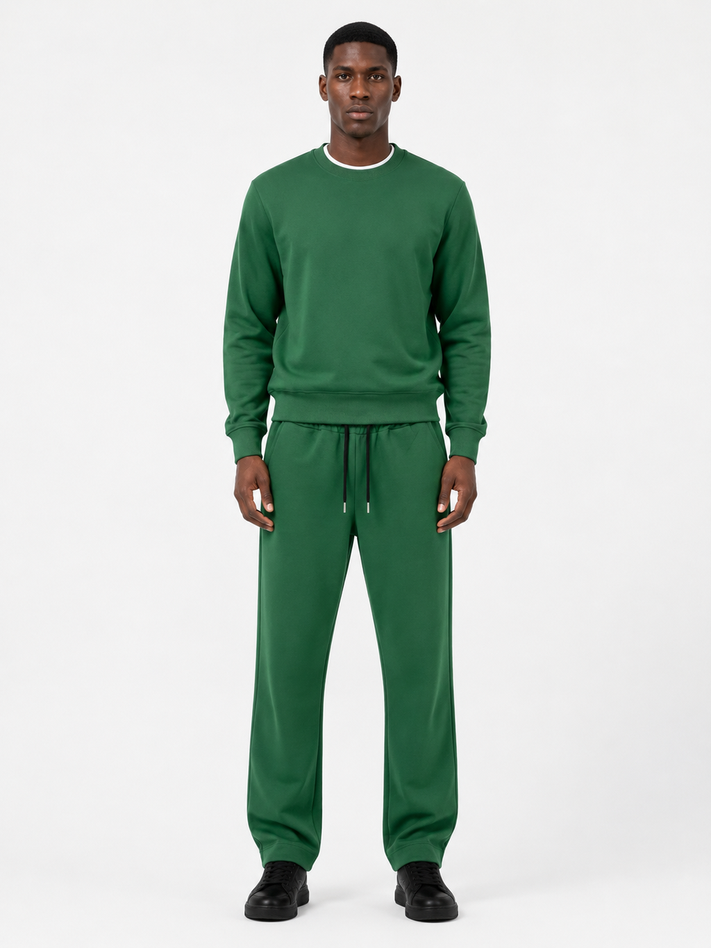 Comfort Cotton Tracksuit Set - Green