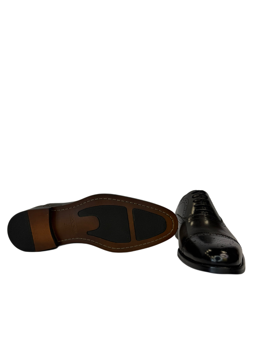 Men’s Classic Oxford Dress Shoes - Black and Grey