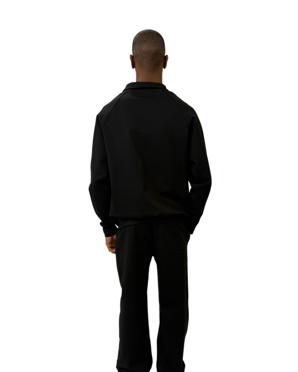 FW Zip-Up Midnight Edge Tracksuit Set-Black