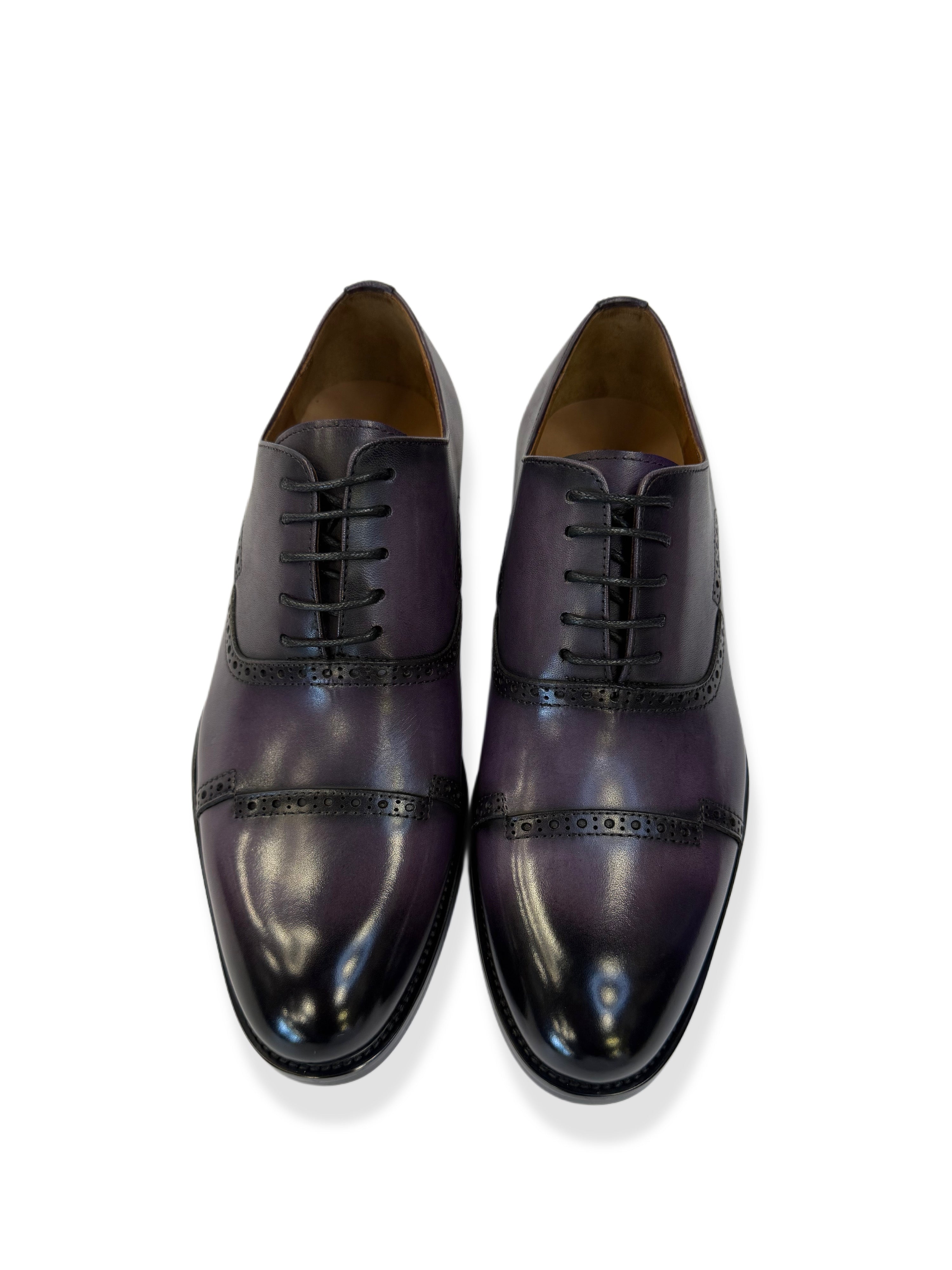 Men’s Classic Oxford Dress Shoes - Purple