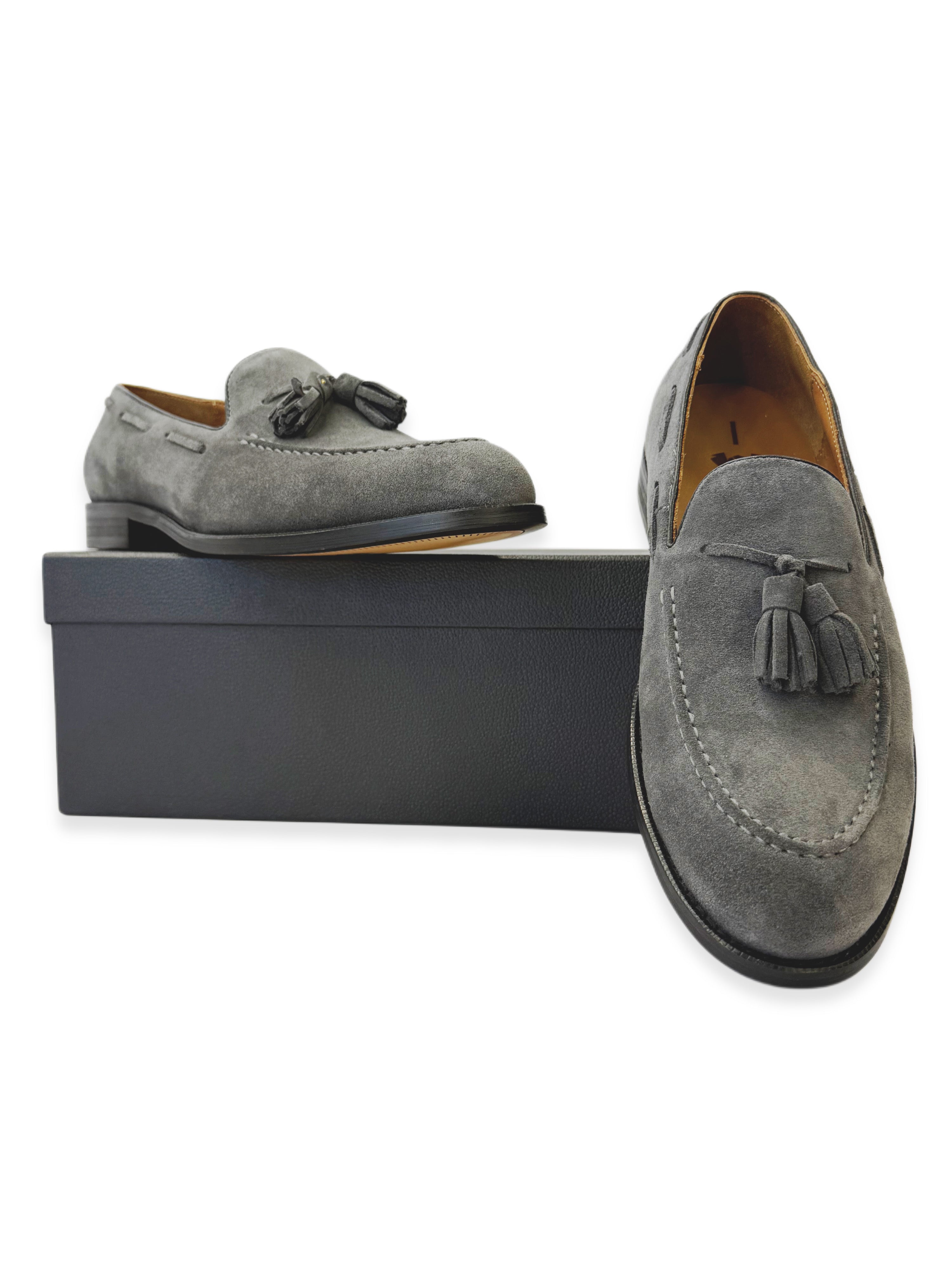 Fatou Wear Classic Suede Loafers - Grey
