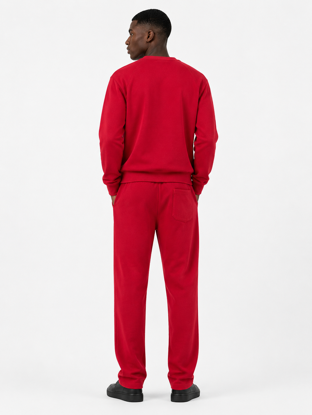 Comfort Cotton Tracksuit Set - Red