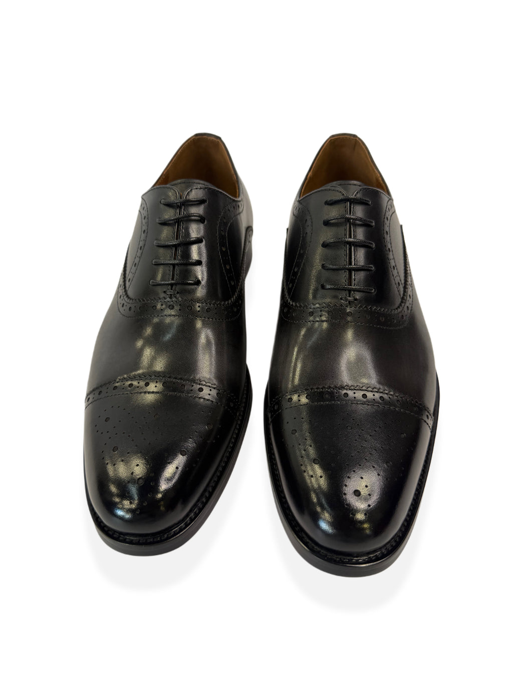 Men’s Classic Oxford Dress Shoes - Black and Grey