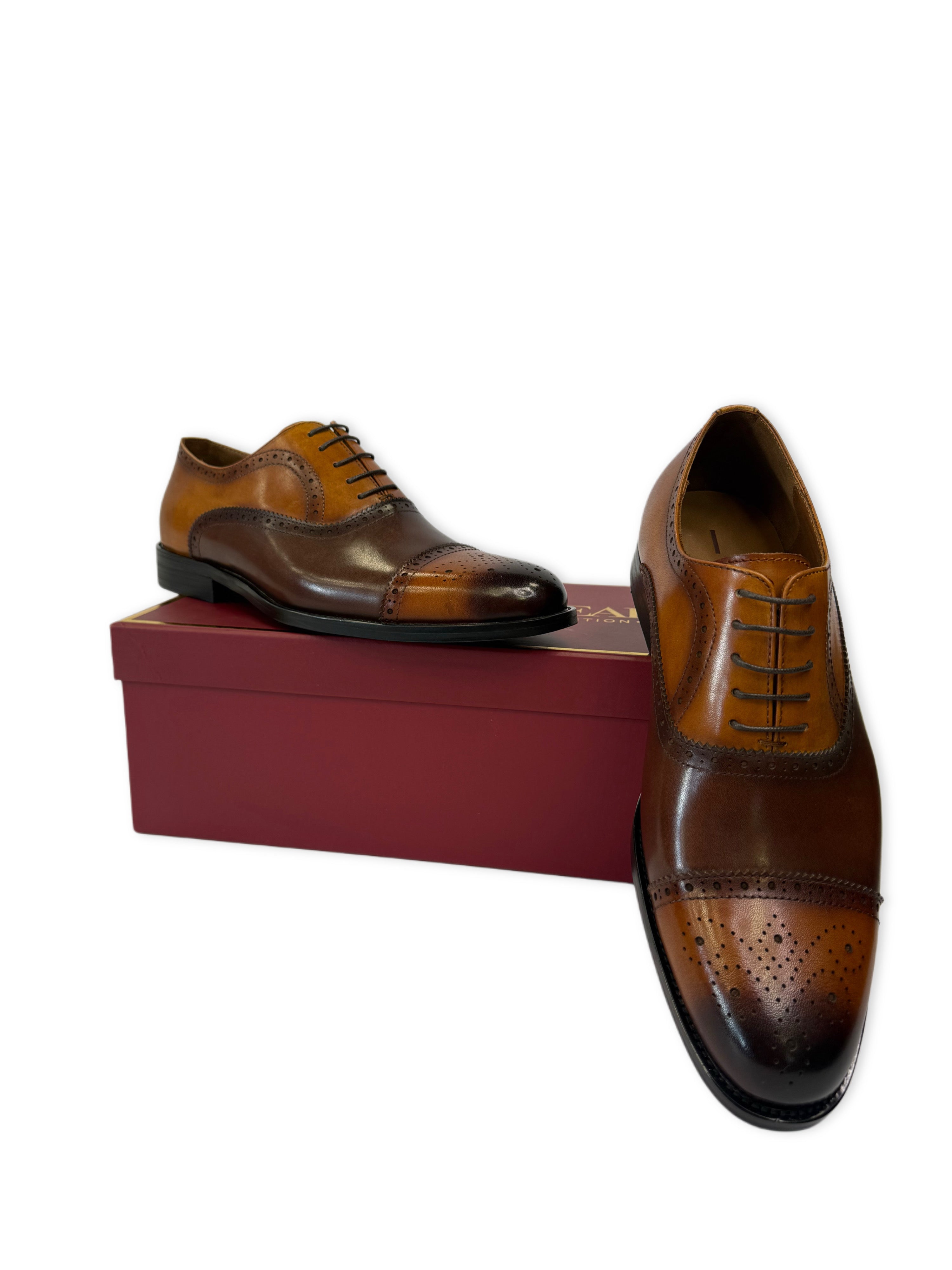 Men’s Classic Oxford Dress Shoes - Brown and Coffee