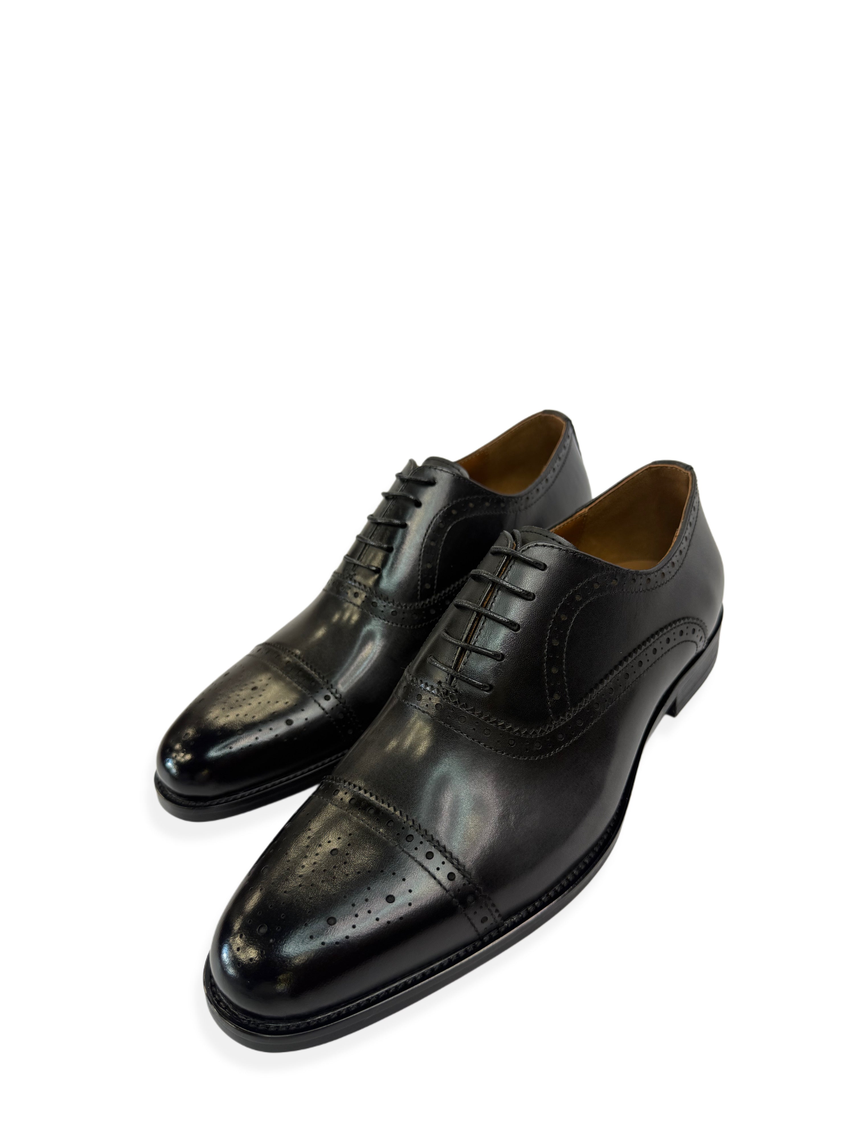 Men’s Classic Oxford Dress Shoes - Black and Grey