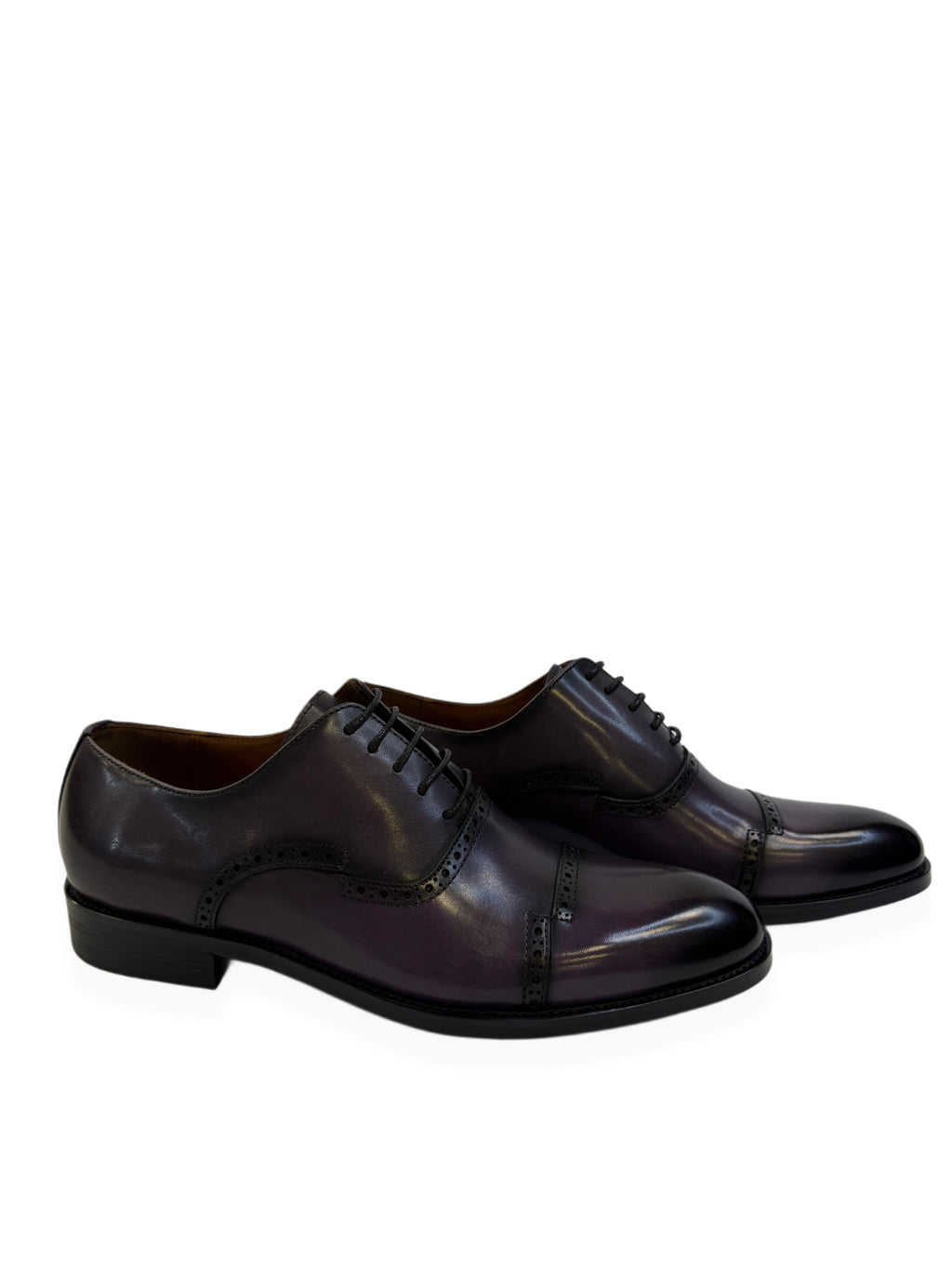 Men’s Classic Oxford Dress Shoes - Purple