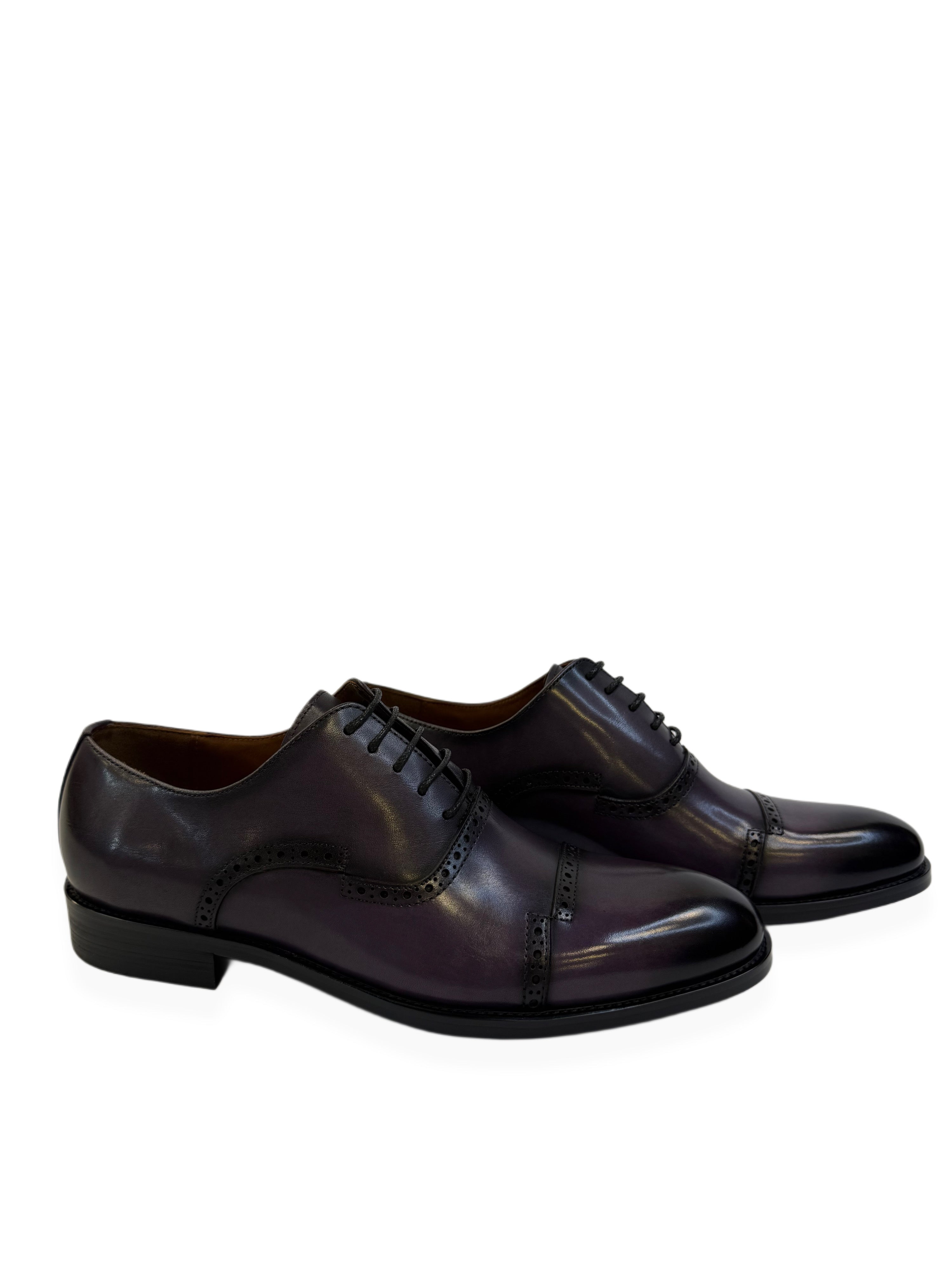 Men’s Classic Oxford Dress Shoes - Purple