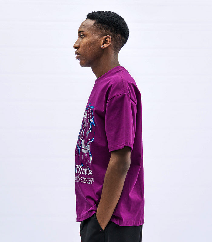 Purple Printed T-shirt