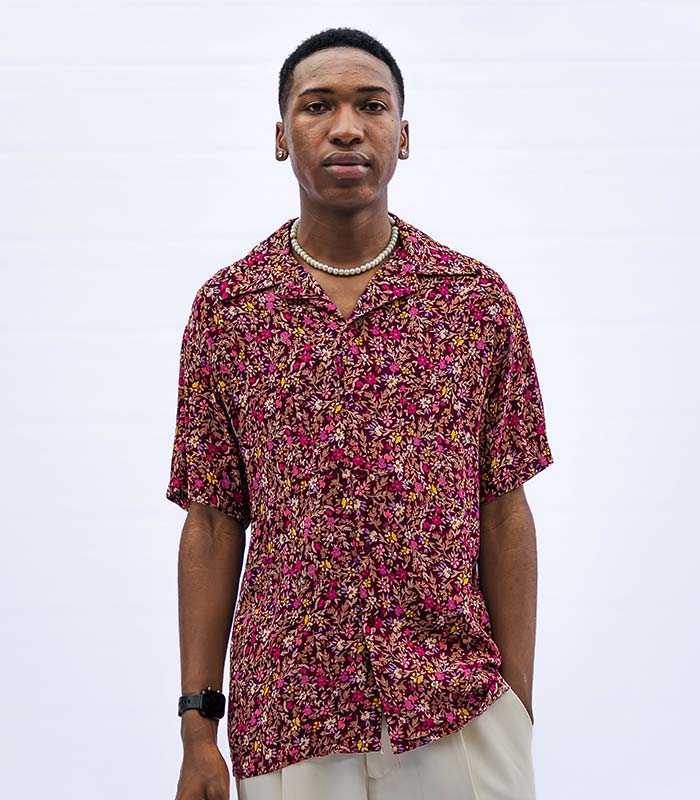 Floral Short-Sleeve Shirt