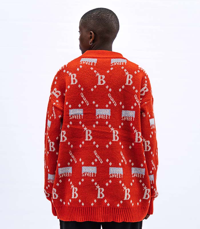 Orange Knitted Jersey