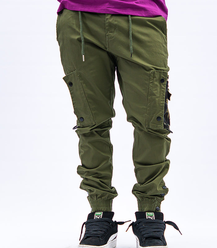 Drawstring Cargo Joggers