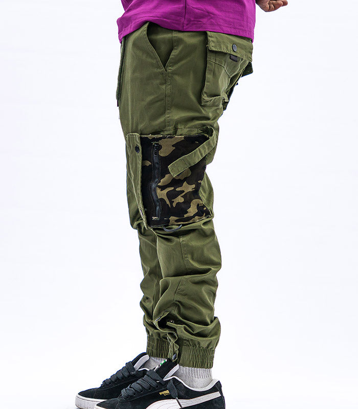Drawstring Cargo Joggers