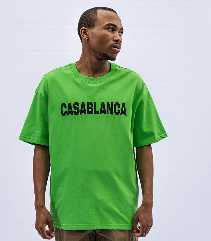 Green Casablanca Text